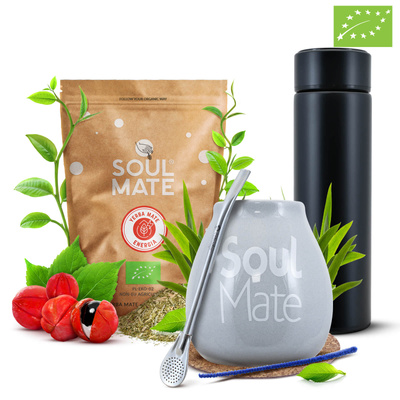 Mate Tee Set Soul Mate Energia 500g 0,5 kg Thermosflasche