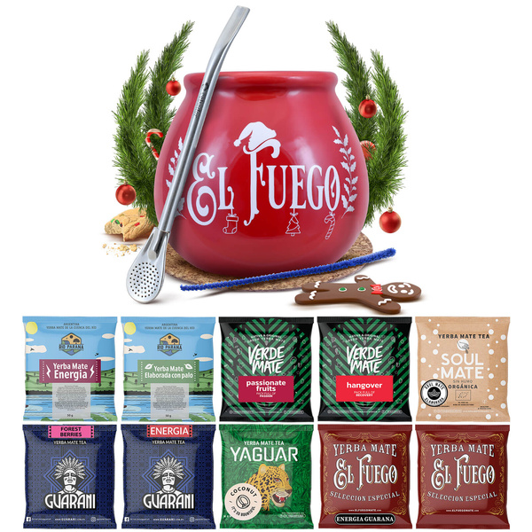 Mate Tee 10x50g 500g Probierset + Zubehör