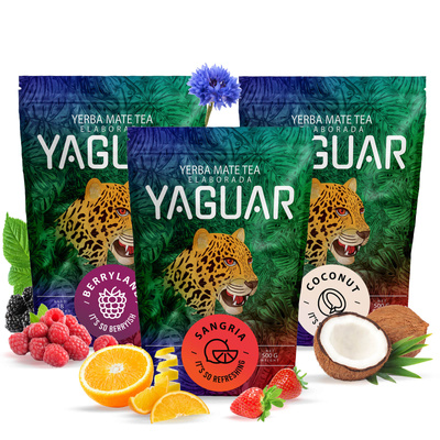 Trio yerba mate Yaguar auf START für Anfänger