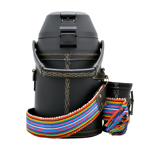 Thermosflasche Pozo de Agua 2,5 l – schwarz – für Mate Tee/ Aufgüsse