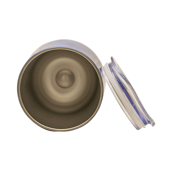 TermoLid – Thermo‑Becher für Mate Tee mit Deckel – Yaguar (gelb) – 350 ml