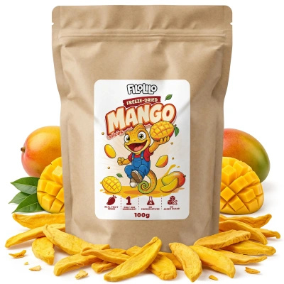 FiloLilo – Gefriergetrocknete Mango (Scheiben) 100 g
