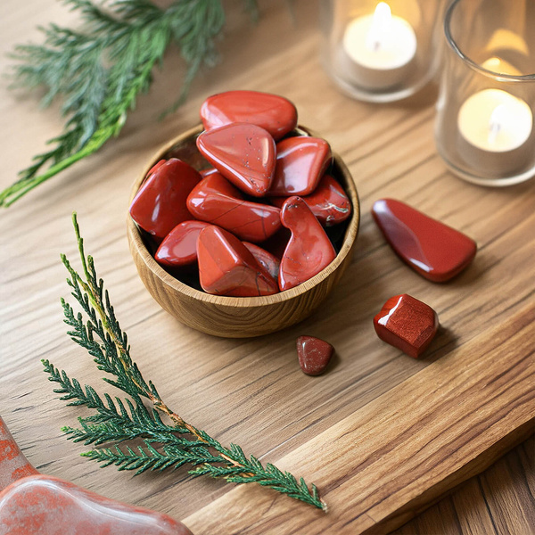 Roter Jaspis (Rohstein) 1 Stk.