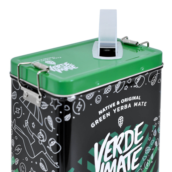 Yerbera – Metalldose + Verde Mate Green Katuava 0,5 kg