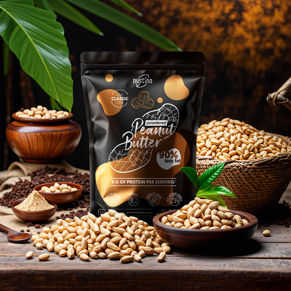 Nustino Erdnussbutterpulver Set 2x400g
