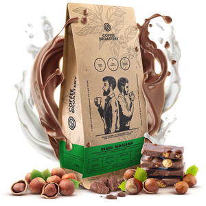 Bro Coffee Roastery Set: Brazil Mogiana Kaffee + Becher