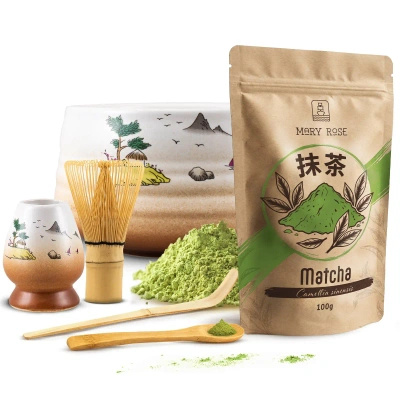 Matcha-Tee-Aufbrühset