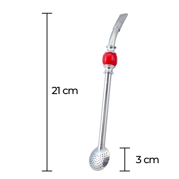 Bombilla Bomba (roter Stein)