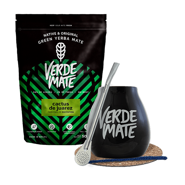 Set Yerba Verde Mate Cactus 0,5kg