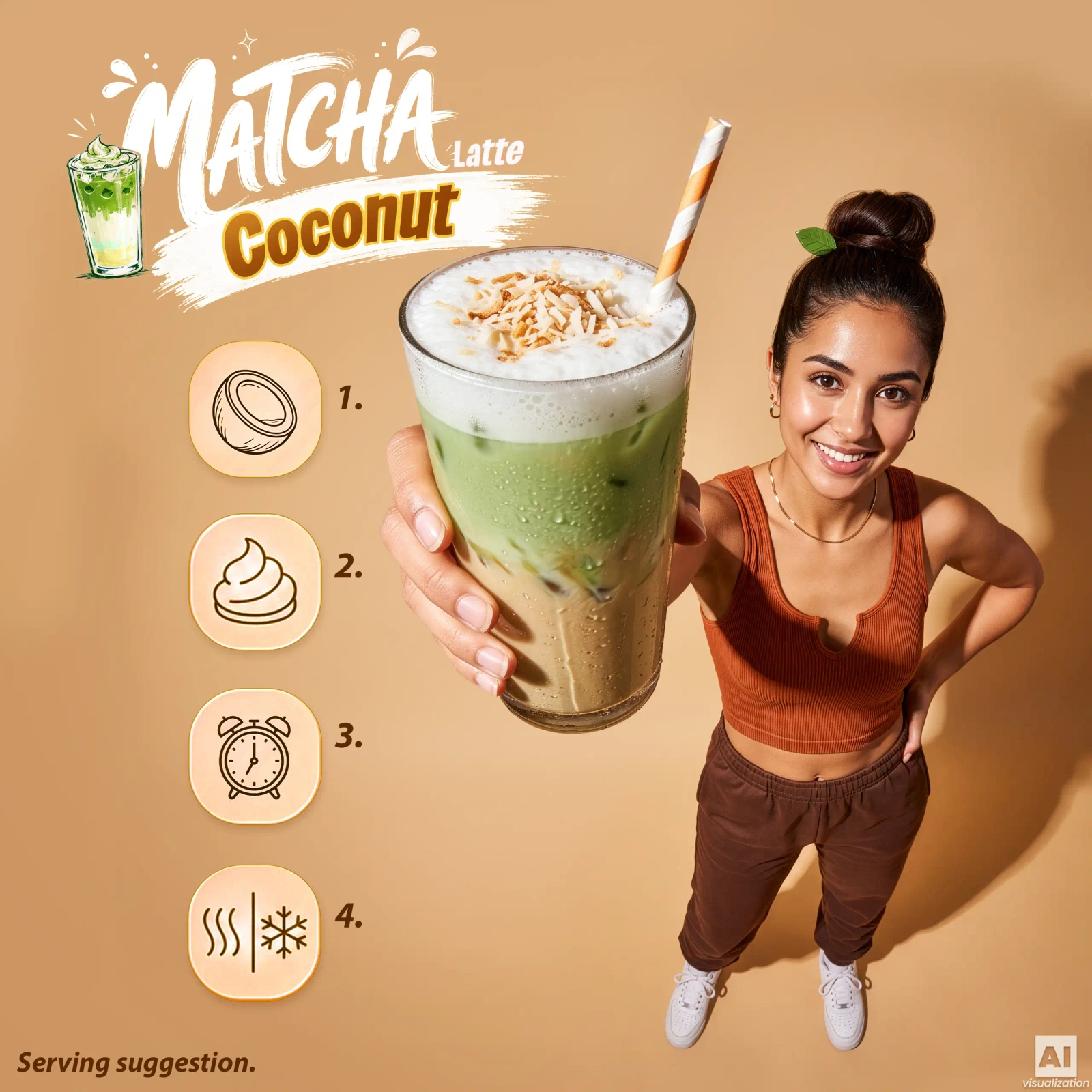 Mary Rose – Coconut Matcha Latte