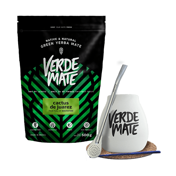 Mate Tee Set Verde Mate Cactus