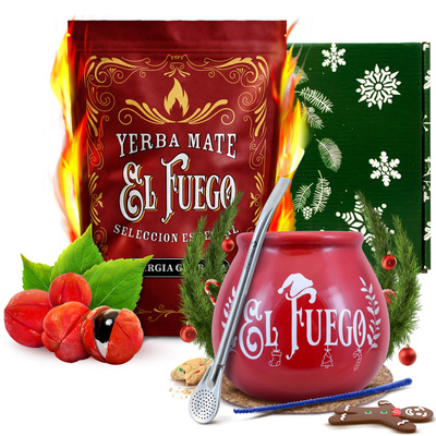 Winter-Geschenkset Mate Tee El Fuego Energia 0,5kg