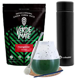Mate Tee Set Verde Mate Hangover 500g + Thermoskanne