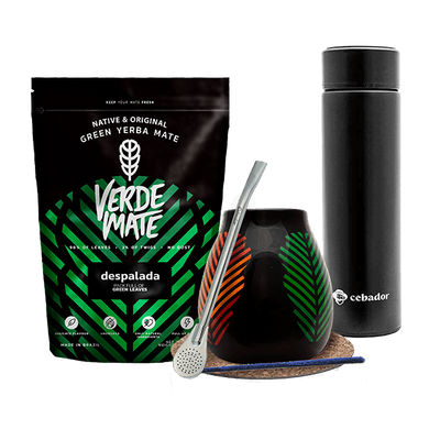 Set Yerba Verde Mate Green 500g Thermosflasche Mate Becher