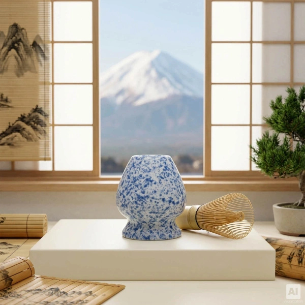 Geschenkset: japanischer Premium-Matcha + matchawan + Bambuszubehör