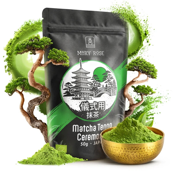 Mary Rose – Japanischer Grüner Tee Matcha Tenno (BIO) Zeremoniell 50 g