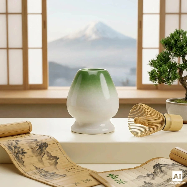 Geschenkset: Zubehör zur Zubereitung von Matcha-Tee