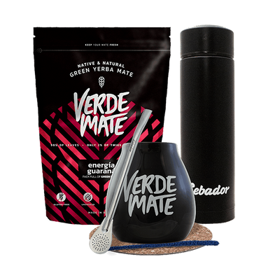 Mate Tee Set Mate Green Energia 500g 0,5kg Thermosflasche