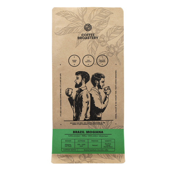 Coffee Broastery - Bohnenkaffee Brazil Mogiana Premium 400 g