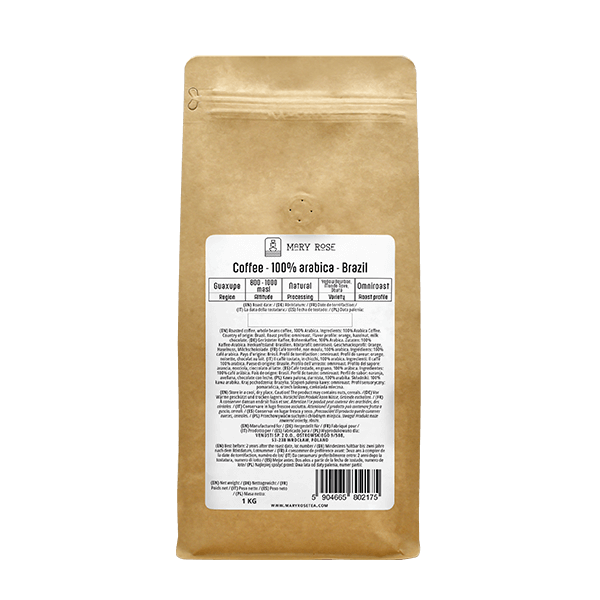 Mary Rose -  Bohnenkaffee Brazil Guaxupe premium 1 kg